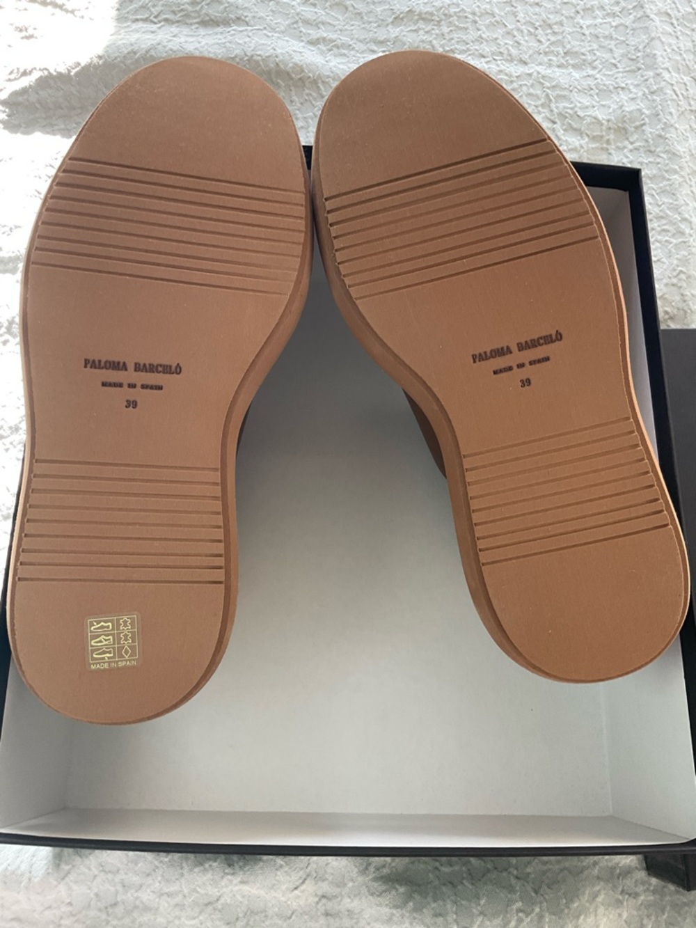 PALOMA BARCELO
Made In Spain Leather Wedge  mules Platform 
Size 39 - Picture 11 of 13